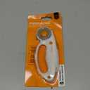 Fiskars 45mm Rotary Cutter for Fabric with Ergonomic Loop Grip, Premium Steel Rotary Fabric Cutter Blade for Precise Cuts, Arts and Crafts, Sewing Supplies and Quilting Tools