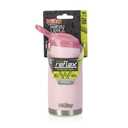 Nuby Thirsty Kids No Spill Flip-It Reflex Stainless Steel Travel Cup or Water Bottle - 10 Oz - 18+ Months - Pink - Back to School Essentials