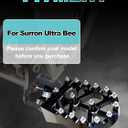 Foot Pegs for Surron Ultra Bee,7075 Aluminum CNC Footpegs Footrests Pedals for Dirt Bike Sur Ron Ultrabee Black
