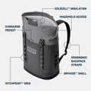 YETI Hopper M12 Backpack Soft Sided Cooler with MagShield Access, Wild Vine Red