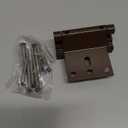 Door Lock Child Proof, Home Security Door Reinforcement Lock,Door Latch Double Safety Security Protection for Your Home,Brown Door Security Lock