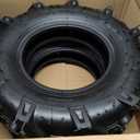 RONPOW 4.80/4.00-8 Rear Tine Tiller Tires, Tube Type Pneumatic Outer Tires (Inner Tube Required, Not Included), 16 Inch Replacement Tire, 400 Lbs Load, Fits Garden Tiller & Farm Equipment, 2 Pack