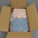 [UPGRADED LID] 6 Sets 3 Cup/24oz Borosilicate Glass Meal Prep Containers with Lids, Food Storage Bowl Jars for Soup Leftover Meal Lunch Oats Fruit Deli Salads - Microwave, Oven, Freezer Safe -BPA Free