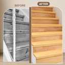 Yaocom FAS Red Oak Solid Wood Stair Tread with Small (3/4") Profile Oak Treads(36in,Stair Tread with Square Nose,1 Pack)