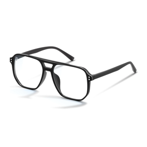 livho Vintage Aviator Blue Light Blocking Glasses, Fashion Oversized Frames for Eye Strain Relief, Unisex Design