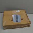 Burlap Empire Lamp Shades Set of 2, 6" Top x 16" Bottom x 10.8" High, Brown Lamp Shades for Table Lamps Floor Lamps, Natural Linen Lampshades Replacement, Spider, Harp Holders Included, Easy Assembly