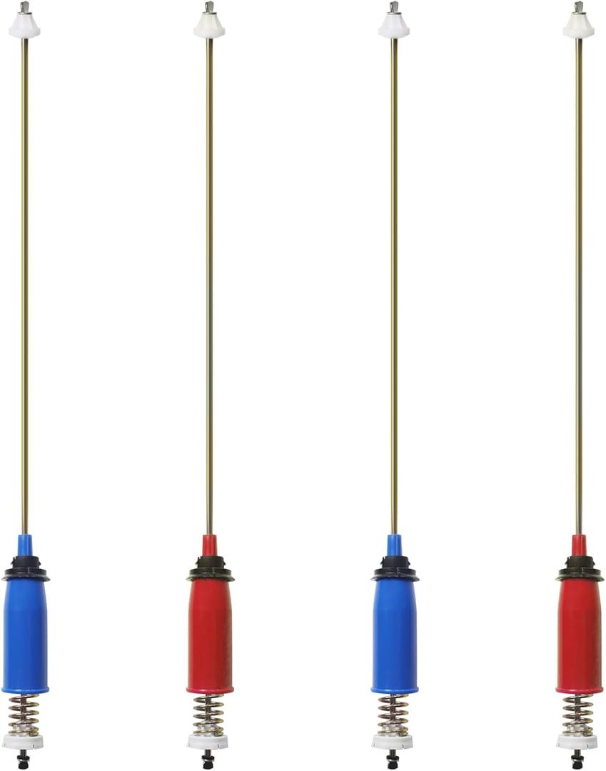 WH16X10158 WH16X10159 4PCS Washer Suspension Rod Set Compatible with G-E Hot-point Washer Replace PS3654190 AP5632455 PS3654191 2754602 GTWN2800D2WW HSWP1000M4WW