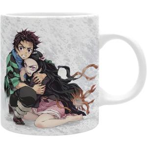 Abystyle Demon Slayer Coffee Mug - Ceramic Anime Mug - Anime Gifts For Men - Novelty Coffee Mug (11-16 Oz) (Tanjiro & Nezuko)