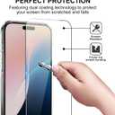 Clear Case Compatible with iPhone 17 Pro 5-in-1 Combo with 2 Tempered Glass Screen Protectors & 2 Camera Lens Protectors, Slim Anti-Yellow Shockproof Cover