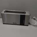 Mueller UltraToast Full Stainless Steel Toaster 2 Slice, Long Extra-Wide Slots with Removable Tray, Cancel/Defrost/Reheat Functions, 6 Browning Levels with LED Display, Housewarming Gifts New Home