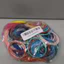 TecUnite 200 Pieces Elastics Hair Ties Ponytail Holders 4MM Rubber Bands for Hair Pain-Free Head Accessories for Women Men(Multicolor)