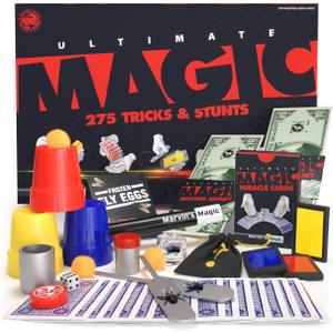 Marvin's Magic - 275 Ultimate Magic Tricks - Full Set - Kids Toys for Birthday - 275 Mind-Blowing Tricks & Illusions Included - Age 8+