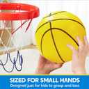 SYNCFUN 6 PCS Mini Basketballs, 5 inches Colorful Small Ball for Basketball Hoop, Inflatable Rubber Ball, Sports Toys Gift for Toddlers and Teenagers (6 Colors)