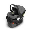 UPPAbaby Mesa V3 Infant Car Seat with Base, Insert & SmartSecure - Greyson | Suitable for infants from 4-30 lbs, No-rethread harness, Base included, 25 Headrest positions