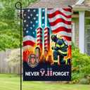 FLAGWIX American 9/11 Flag for Patriot Day - Garden American Flags for Outside 11.5" x 17.5" - 911 Flag for Patriotic Decorations, Outside Decorations for Yard, Patriotic Flags for Home Garden Decor