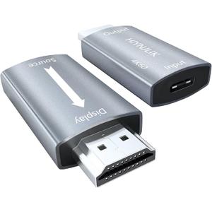 Uni-Directional USB C Female to HDMI Male Adapter, (USB-A to HDMI not Supported), 4K60 Thunderbolt 3/4 to HDMI2.0 for MacBook Pro/Air, Surface, Galaxy S8 to S23, iPhone 15 Series - 1 Pack