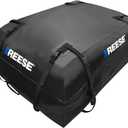 REESE 59007 Waterproof Rooftop Cargo Carrier Bag for Cars, SUVs or Trucks with/Without Roof Racks, 22 Cubic Feet, Heavy Duty 840D Abrasion-Resistant PVC Fabric with Anti-Slip Mat