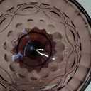 VanEnjoy Purple Vintage Pressed Pattern Glass Ice Cream Cups/Dessert Bowls - Set of 4,12 Oz