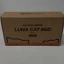 CHEERHOME PETS Sisal Cat Scratcher Bed for Indoor Cats Hammock for Scratching Pad Cat Chair Nartural Sisal Scratch Post for Large Cats Scratcher Lounge, Wooden Cat Furniture(Large) (Standard)