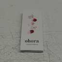 ohora Semi Cured Gel Nail Strips (N Brilliant) - Red, Patterned, Works with Any UV/LED Lamps, Salon-Quality, Long Lasting, Easy to Apply & Remove - Includes 2 Prep Pads, Nail File & Wooden Stick