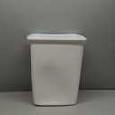 Rubbermaid FG2806TPWHT 36 Quart White Open Wastebasket