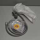 Handheld Shower Heads with ON OFF Switch,Extra Long 79-inch Hose 8 Spray Settings High Pressure Detachable Showerhead,Built-in Power Sprayer to Clean Pets, Adjustable Angle Bracket,Silver