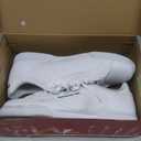Reebok NPC II Sneakers for Men, Casual Tennis Mens Shoes, White/White, 12