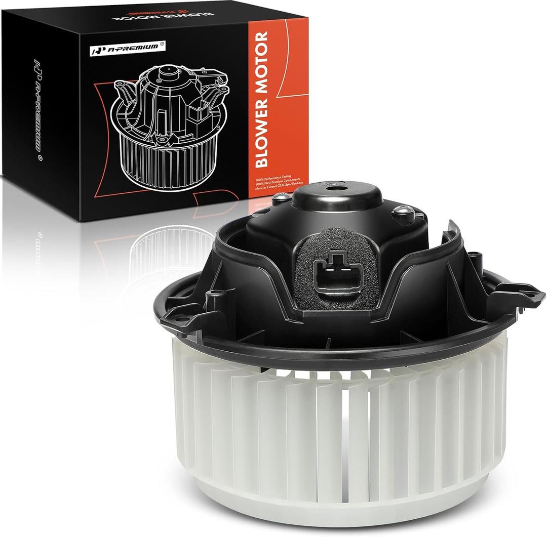 A-Premium Front HVAC Heater Blower Motor Compatible with Chevrolet 2012-2020 Sonic, 2013-2022 Trax & Buick 2014-2022 Encore, with Fan Cage