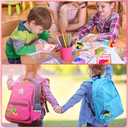 24 Pack Valentines Day Cards for Kids Classroom with Mini Pop Fidget Keychain Valentines Day Gifts for Kids School, Valentine Exchange Cards for Class Party Favors Set Toddlers Girls Boys