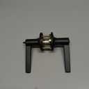 Amazon Basics Manchester Door Lever - Privacy (Keyless) - Matte Black, 1-Pack