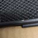 Stackable Fruit Basket for Kitchen Countertop Space Saving, Wall Mounted Mesh Metal Wire Baskets with Wood Lid Extra Storage, 2 Pack Kitchen Counter Organizer for Snack, Onion and Potato Storage (Black)