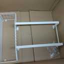 Towel Racks for Bathroom, Bathroom Shelf Over Toilet,Floating Shelves with Towel Rack Paper Holder Storage Basket,Floating Shelves for Wall Decor,White