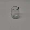 Creative Co-Op 14 Ounce Recycled Glass Stemless Wine Glasses