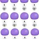 12 Pack LED Black Light Bulb, 9W A19 E26 Blacklight Bulb Level 385-400nm, Body Paint, Glow in The Dark LED Light Bulb Neon Glow Fluorescent Poster Black Bulb