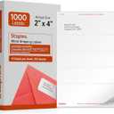STAPLES 2" x 4" Shipping Labels, White  Printable Laser & Inkjet Label Sheets, Easy-Peel Adhesive, 100 Total (10 Labels per Sheet)