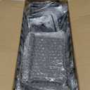 ANTOPY Sink Dish Drying Rack - Expandable Small Dish Rack Over Sinks with Silicone Drying Tray, Dish Drainer for Kitchen Counter with Cutlery Holder, Drying Rack Fit for 14-19 Kitchen Sink