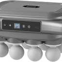 Massage Gun Deep Tissue with 16 Heads, 9 Speeds & 9 Modes  Fascia Gun for Full Body Relief, Electric Percussion Massager Gun for Muscles