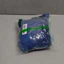 Office Chair Cover with Armrest Covers, High Resilience Velvet Fabric, Universal Fit 22-25 inch Back (Blue)