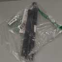 Black Tension Curtain Rod 28 to 48 Inch Spring Rod No Drilling Adjustable Shower Curtain Rod for Windows, Bathrooms, Closet, Kitchen