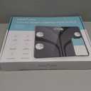 Posture Scale for Body Weight, Digital Bathroom Smart Scale, 13 Body Composition Analyzer Sync Weight Scale BMI Health Monitor Sync Apps 400lbs - Black (11.8*10.2)