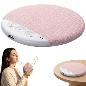 Sleep Pillow Speaker, 2026 New Bluetooth Pillow Speaker,Portable Bluetooth Under Pillow Speaker with White Noise，for Deep Sleeping, for Side Sleepers and Deep Sleep (No Charger (Pink)