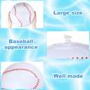 Zhanmai 6 Pack Inflatable Baseball 16 Inch Blow up Beach Ball Large Sport Pool Ball with Pump for Adults Teens Gift Summer Outdoor Party Decorations