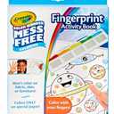 Crayola Color Wonder Mess Free Fingerprint Ink Painting Activity Set, Finger Painting Alternative, Toddler Coloring, Travel Activity, Gift for Toddlers