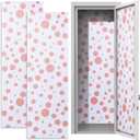 Konohan 2 Pcs Magnetic Wallpaper for Lockers 12" x 36" Removable Magnetic Wallpaper Decorative Locker Accessories for University(Dot)