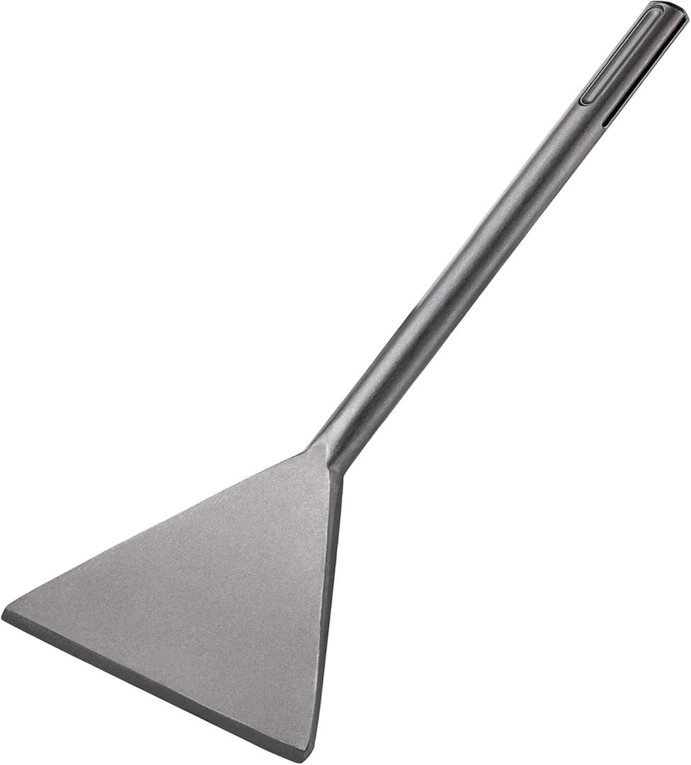 6" Wide SDS Max Chisel Bit (Industrial Grade - 6" x 14") Tile Grout Thinset Removal Tool - Compatible with All SDS Max Rotary Hammers (2025 Version)