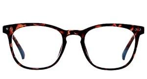 ANDWOOD Blue Light Blocking Glasses Women Men Computer Small Face Frame Bluelight Blocker Teens Square Frame Tortoise