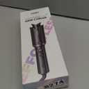 Automatic Rotating Curling Iron  VISKS V668 Pro Ceramic Hair Curler with Keratin-Coated Barrel, Digital Temperature Display, Anti-Scald, 590M Ionic, Tangle-Free, Dual Voltage, 1.5 Inch (Black)