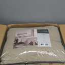 Madison Park Boone Cozy Comforter Set, Faux Suede, Deluxe Hotel Styling All Season Down Alternative Bedding Matching Shams, Decorative Pillow, King (104 in x 92 in), Rustic Tan 7 Piece