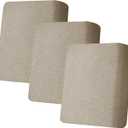ZNSAYOTX Stretch Individual Cushion Covers Sofa Cushion Couch Seat Covers Slipcovers Soft Replacement Unique Pattern Furniture Protector with Elastic Bottom (Khaki, 3 Pc Cushion Cover)