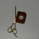 JASON 7.5" Dog Grooming Scissors Cats Trimming Shears Professional Pets Scissor Kit for Right Handed Groomers Gold Sharp Shear